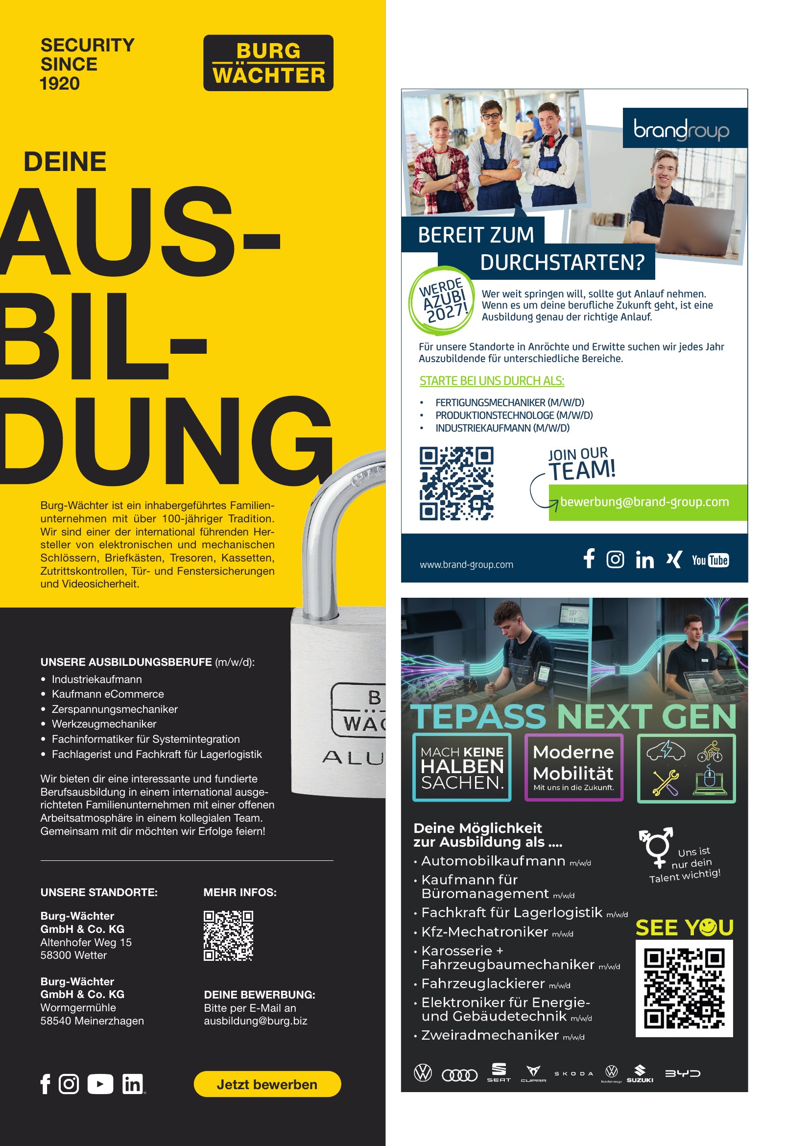 Azubi-Kompass 2027 - Ausbildungsplatzangebote 2027 - Seite 12
