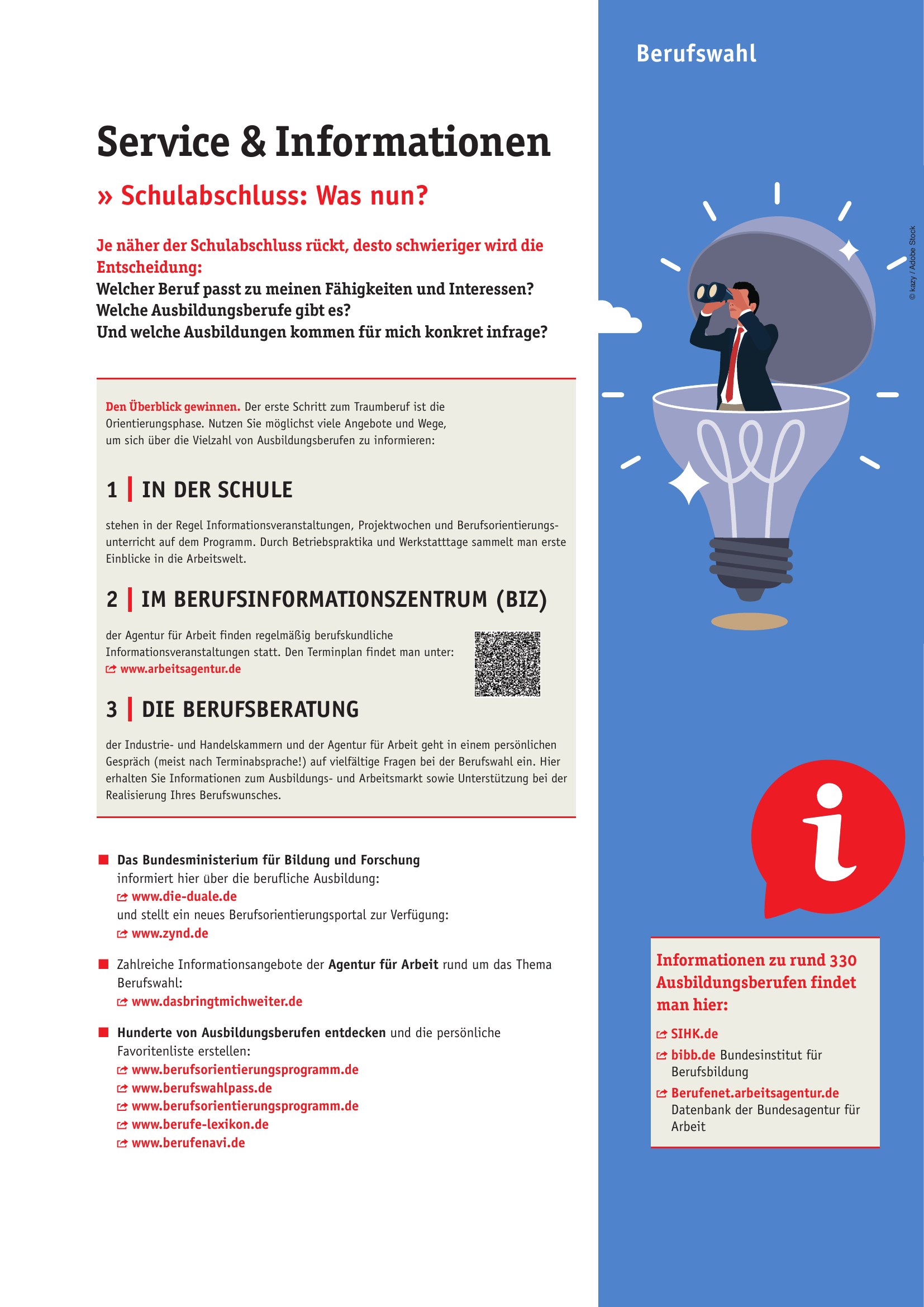 Azubi-Kompass 2027 - Service & Informationen