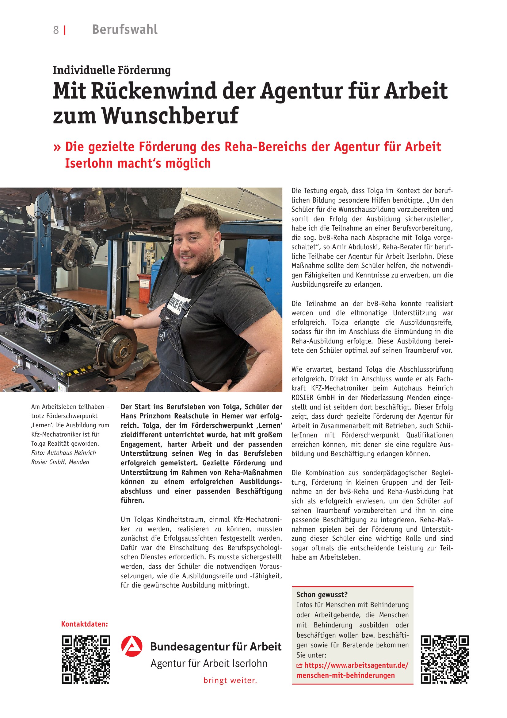Azubi-Kompass 2027 - Individuelle Förderung durch die Agentur für Arbeit