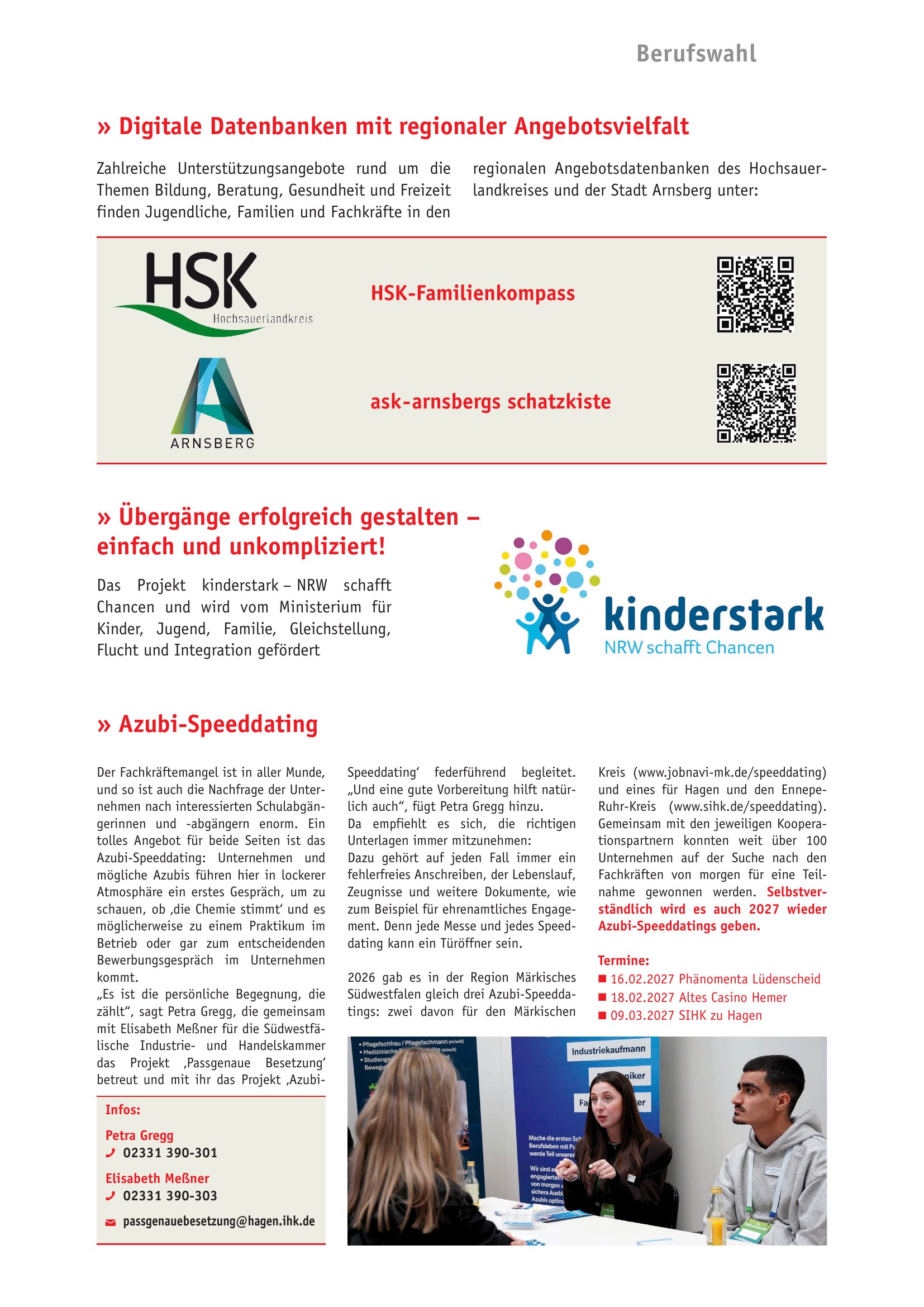 Azubi-Kompass 2027 - Digitale Datenbanken und Fit für Ausbildung