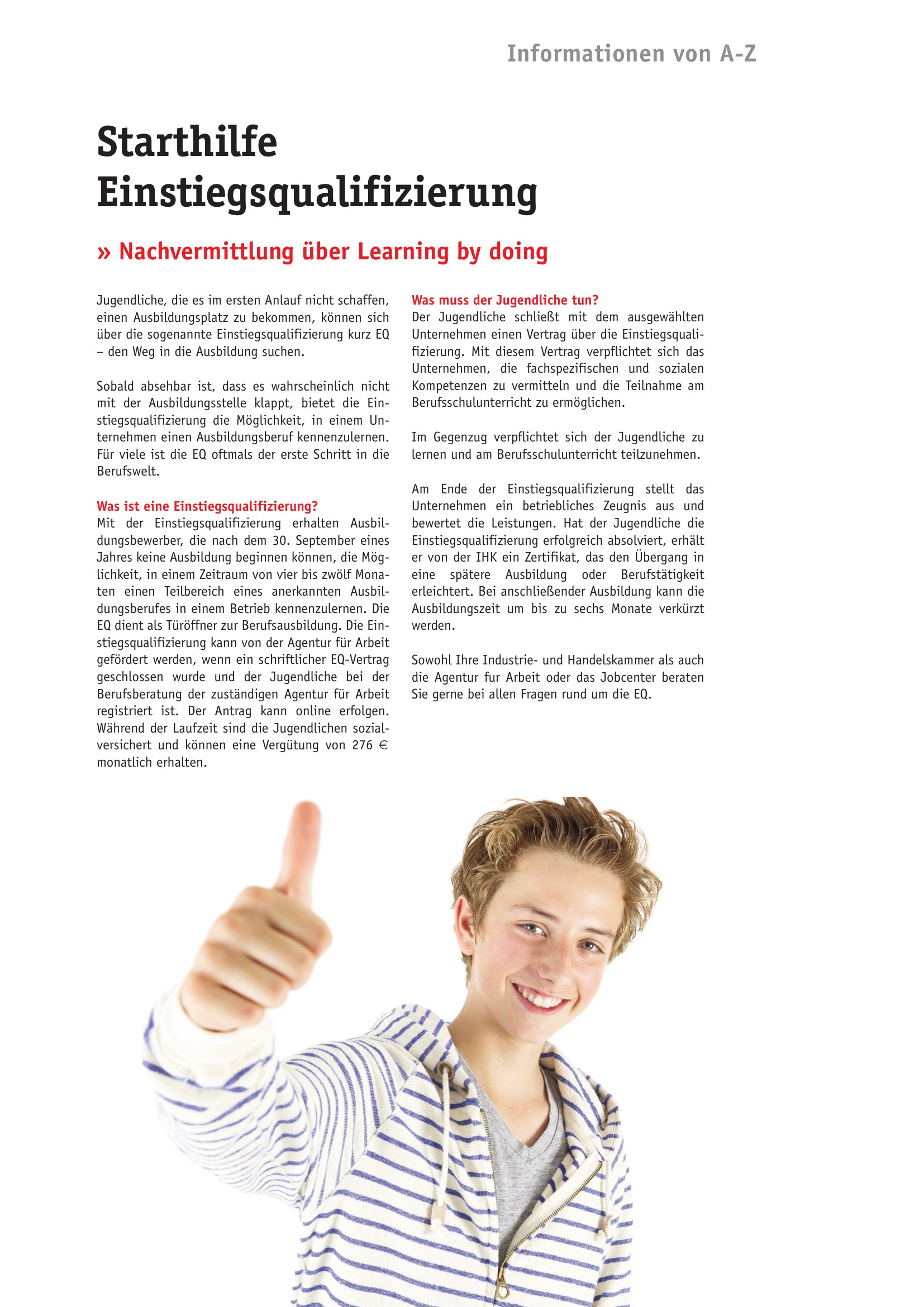Azubi-Kompass 2027 - Starthilfe Einstiegsqualifizierung