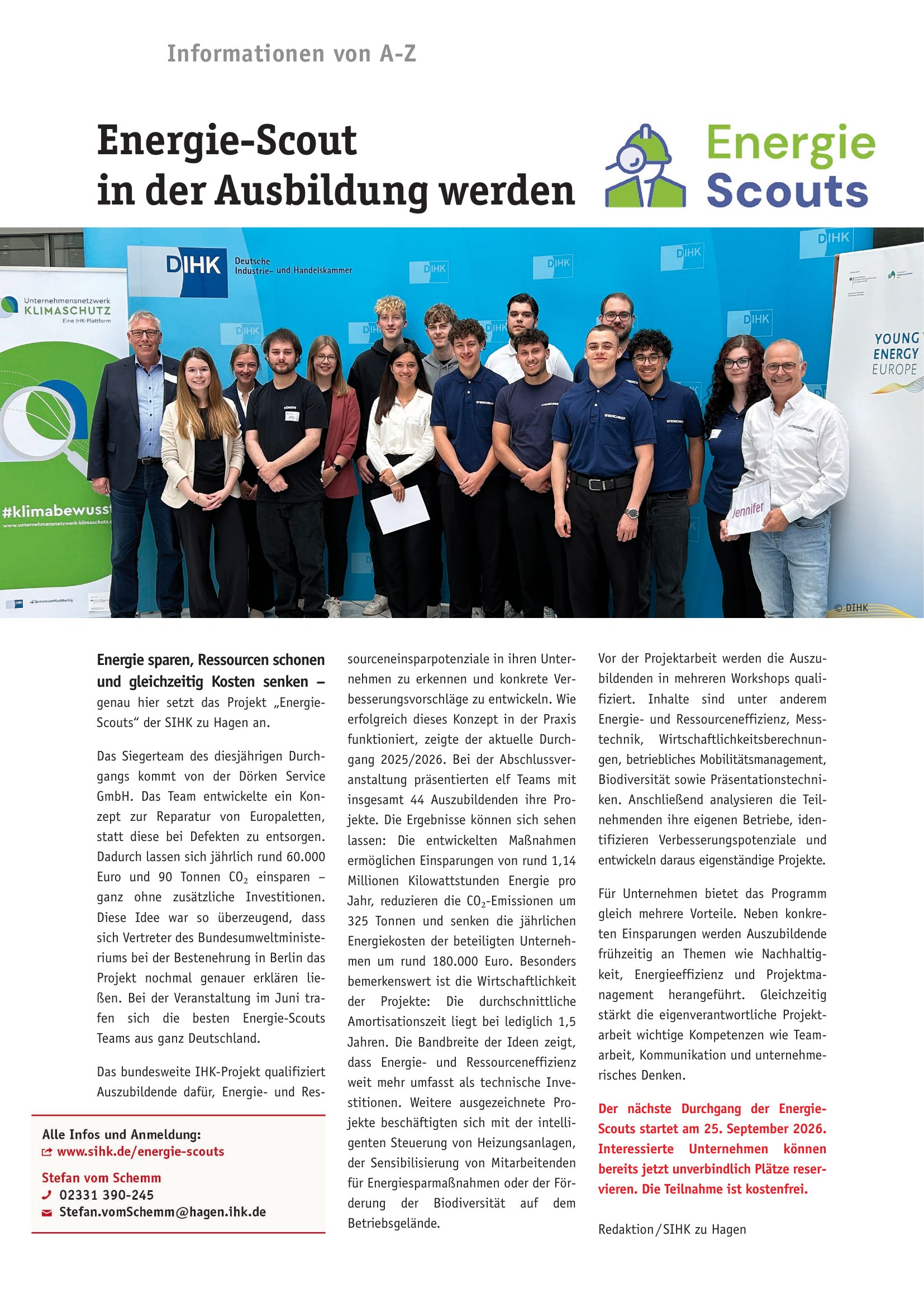 Azubi-Kompass 2027 - Energie-Scout in der Ausbildung