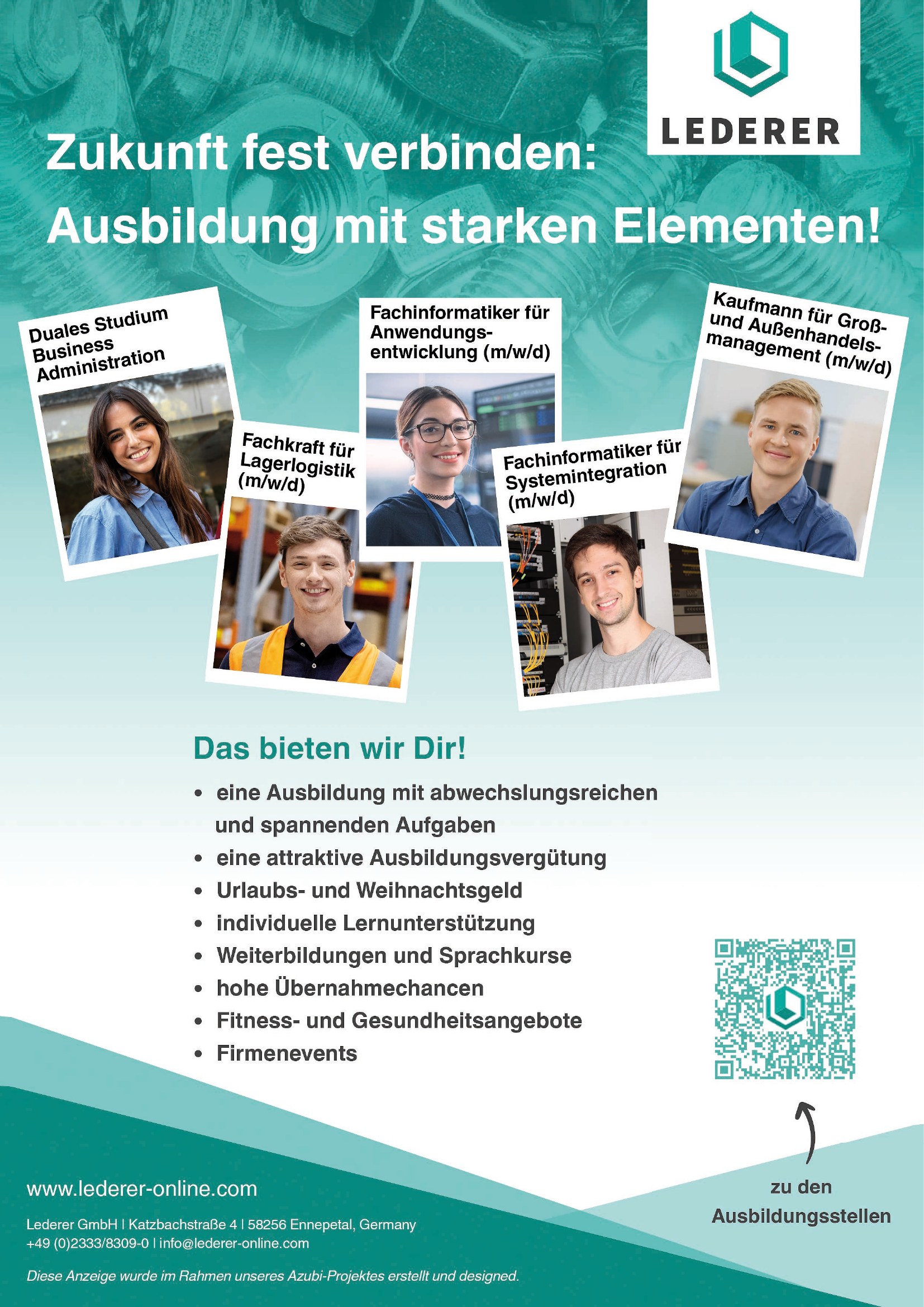 Azubi-Kompass 2027 - Anzeige Lederer